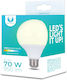 Forever Light Λάμπα LED 10W 138mm για Ντουί E27 και Σχήμα G95 Θερμό Λευκό 950lm
