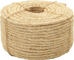 vidaXL Twisted 10mm Sisal Rope 50m