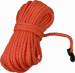 Eval Knitted 8mm Polyethylene Rope 30m Πορτοκαλί