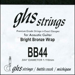 GHS Strings Helle Einzel-Saite Bronze 44" GHS Strings Helle Einzel-Saite Bronze 44"