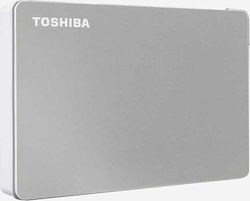 Toshiba Canvio Flex USB 3.2 External 2.5" HDD 2TB Silver