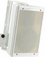 Audiophony S10 H9694 Passive Speaker PA 250W with Woofer 10" 32x28x53cm. in White Color