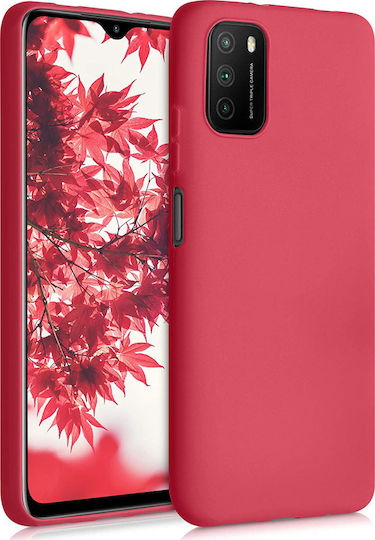 KWmobile TPU Back Cover Silicon Roșu (Poco M3 / Redmi 9T)