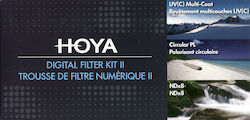 Hoya Introduction Set Digital Filter Filter Kit CPL / ND / UV Diameter 49mm for Camera Lenses