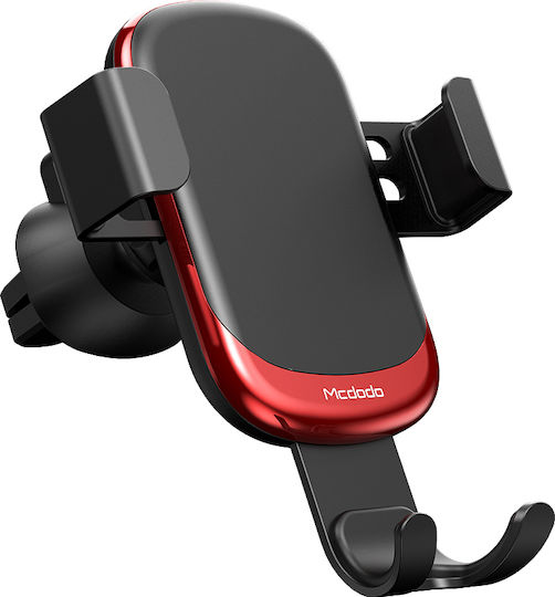 Mcdodo Βάση Κινητού Αυτοκινήτου Car Holder Dragonfly Gravity Red με Ρυθμιζόμενα Άγκιστρα