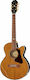 Epiphone Ακουστική Κιθάρα J-200 EC Studio Parlor Cutaway Natural