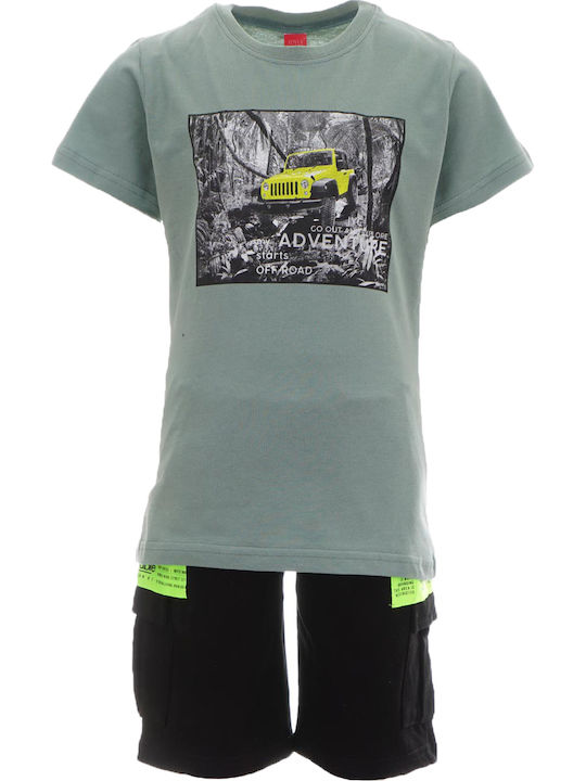 Set pentru copii cu șorturi Vară 2buc Kaki Adventure
