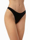 Fimelle Damen Zeichenfolge 2Pack Schwarz