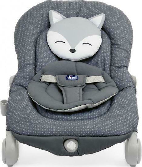 Chicco Manual Relax pentru Bebeluși Balloon cu Muzică Foxy Grey pentru Copil până la 18kg