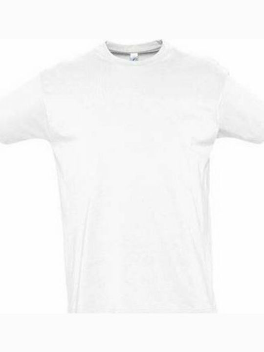 Sol's Imperial Мъжко Рекламна тениска Къс ръкав в Бял цвят