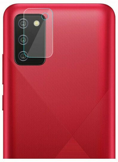 Smartfits Camera Protection Tempered Glass Black for the Galaxy A02s