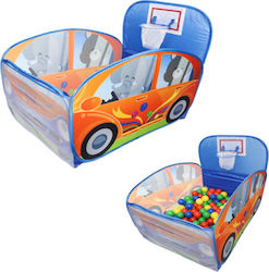 Fun Baby Bällebad Magic Car Ball Pit 2 Σε 1 50x17x41cm. Rot