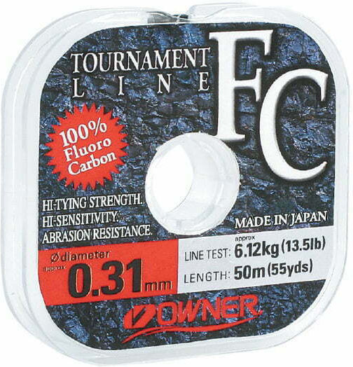 Owner Fc Tournament Line Πετονιά Ψαρέματος Fluorocarbon Διάφανη 50m / 0.265mm / 4.68kg