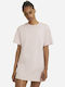 Nike Sportswear Essential Mini Short Sleeve Sport Dress Cotton Pink