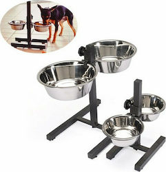 Camon Stainless Steel Bowl Food & Water 2x 1.6lt