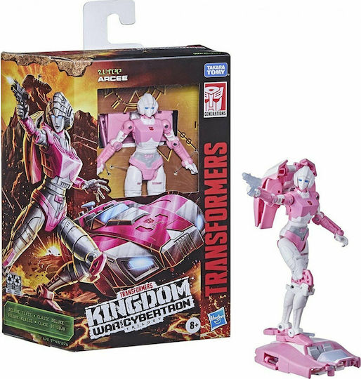 Action Figure Generations War For Cybertron Kingdom Deluxe Arcee 2021 Transformers for 8+ years old Years 14cm.