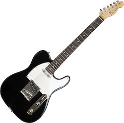 Jacky Jackson LAST34 Electric Guitar Telecaster with SS Pickup Configuration Black Gloss