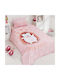 Beauty Home Σετ Σεντόνια Μονά Βαμβακερά Hug 6165 Σομόν 170x240cm