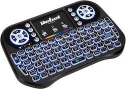 Quer Mini Q5 Fără fir Tastatură cu touchpad UK