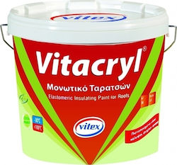 Vitex Vitacryl Ελαστομερές Ακρυλικό Επαλειφόμενο Στεγανωτικό 0.75lt Κεραμιδί