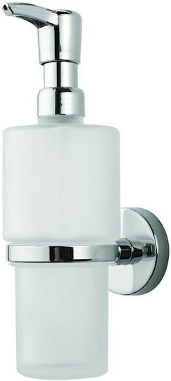 Tema Επιτοίχιο Dispenser Γυάλινο Ασημί 270ml Tema Επιτοίχιο Dispenser Γυάλινο Ασημί 270ml