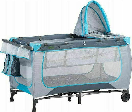 Ecotoys Παρκοκρέβατο 140x66cm Ecotoys Παρκοκρέβατο 140x66cm