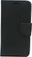 Versa Fancy Brieftasche Synthetisches Leder Schwarz (Galaxy A12)