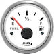 Eval Instrument de Măsurare a Nivelului Combustibilului pentru Barcă Indicator nivel ulei-benzină 240-33 ohmi alb