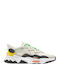 Ozweego Herren Chunky Sneakers Cream White / Core Black / Screaming Orange