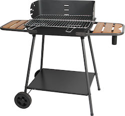 Somagic Promenade Μαντεμένια Charcoal Grill with Wheels and Side Surface 88.5x53.5cm