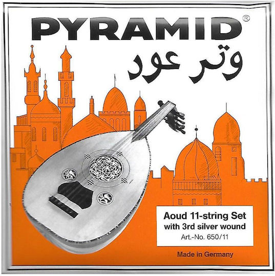 Pyramid Aoud Single Μονή Χορδή για Ούτι Αραβικό Κούρδισμα D (Re) Arabic/Syrian Tuning