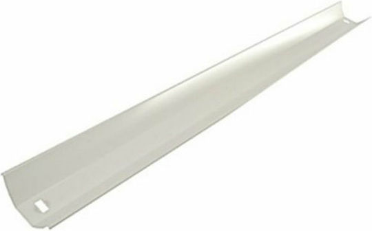 Aca Replacement Reflector for Lighting Fixtures Aluminum Reflector 90cm for Single T8 Fixture White FLER90