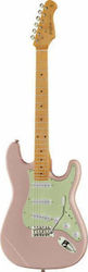 Harley Benton ST-62CC MN Electric Guitar Stratocaster Shell Pink Harley Benton ST-62CC MN Electric Guitar Stratocaster Shell Pink