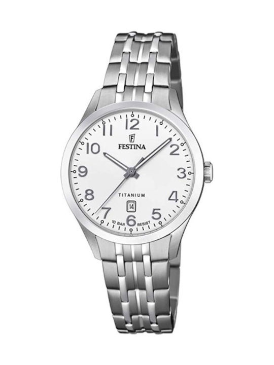 Festina Watch with Silver Metal Bracelet