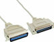 InLine Кабел RS232 25-пинов мъжки към Паралелен 36-пинов мъжки 5м (11435) 1бр