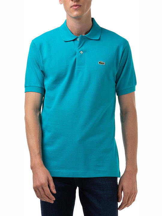 Lacoste Ανδρικό T-shirt Κοντομάνικο Polo Μπλε