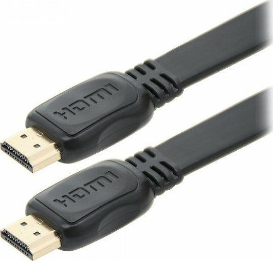 Blow HDMI 1.4 High Speed 1080p 120Hz Flat Cable HDMI Male - HDMI Male 5m Black