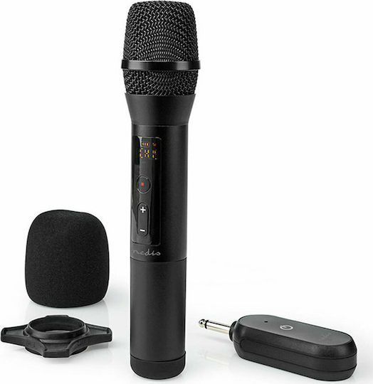 Nedis MPWL200BK Set Wireless Δυναμικό Microphone Handmade for Vocals