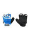 Force Sport Half Finger Cycling Gloves Adults Blue