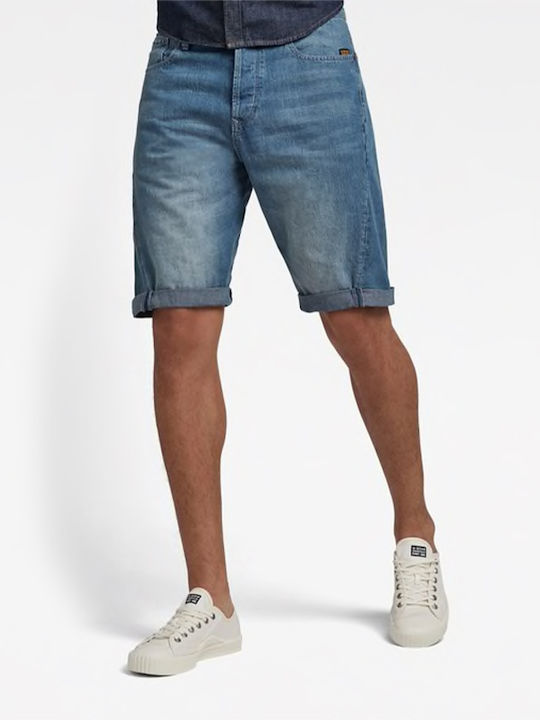 Scutar 3D Men's Shorts Jeans Blue Denim