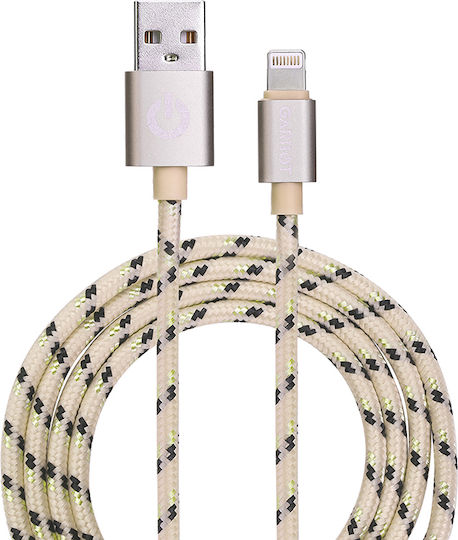 Garbot Braided USB to Lightning Cable Χρυσό 1m (GARC-05-10188)