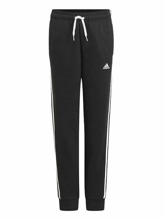 Παιδικό Παντελόνι Φόρμας Μαύρο Essentials 3-Stripes