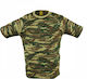 Pentagon Short Sleeve T-shirt Military Greek Army 100% Cotton In Khaki Colour