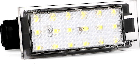 M-Tech LED License Plate Lights Renault Clio 2005-2014 Twingo 2007-2014 Set of 2