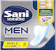 Sani Sensitive Men Medium Level 2 Ανδρικές Σερβιέτες Ακράτειας Κανονικής Ροής 4 Σταγόνες 10τμχ