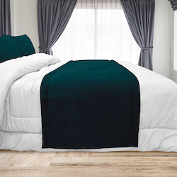 Lino Home Renas Bett-Läufer Hotel Einzeln L240xW60cm. Dunkelheit