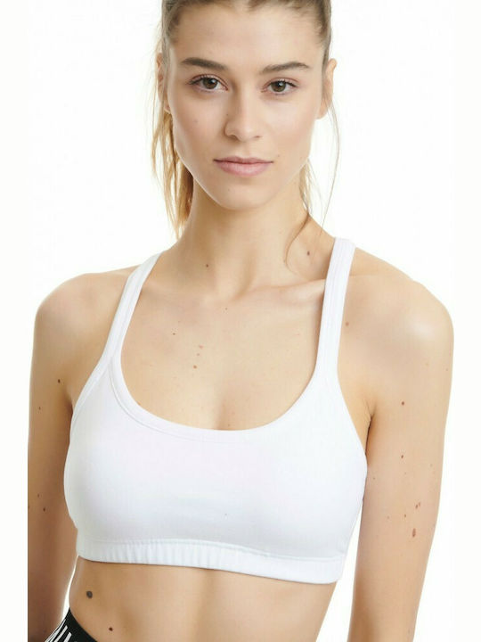 BodyTalk 1211-902124 Women's Sports Bra without Padding White 1211-902124-00200