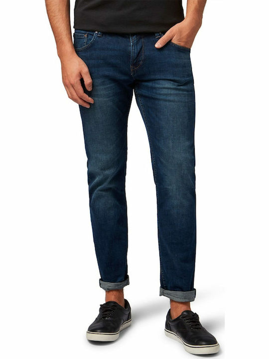 Tom Tailor Ανδρικό Παντελόνι Τζιν Ελαστικό σε Slim Εφαρμογή Μπλε