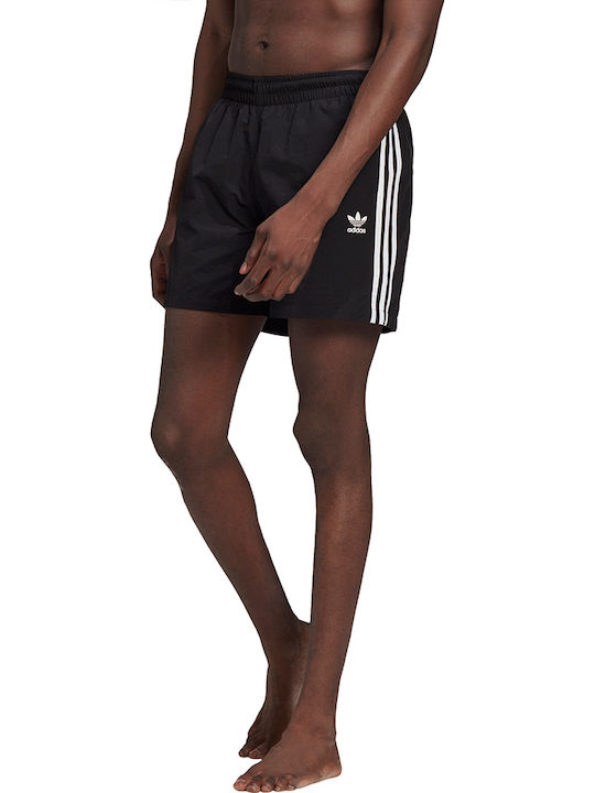 Adidas Adicolor Classics 3-Stripes Ανδρικό Μαγιό Σορτς Μαύρο