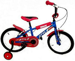 Style BMX 14" Детски Велосипед BMX Син